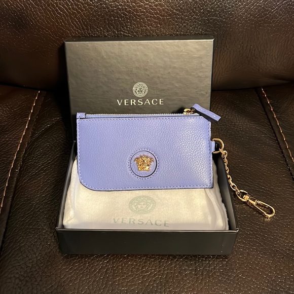 Versace Bags One Day Sale Versace Unisex La Medusa Leather Keychain